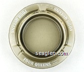 Four Queens, Las Vegas Nevada Glass Ashtray