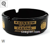 Rainbow Club and Casino, Henderson, Nevada Glass Ashtray