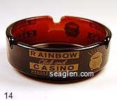 Rainbow Club and Casino, Henderson, Nevada Glass Ashtray