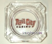 Rail City Casino Glass Ashtray