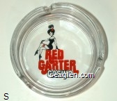Red Garter Casino Glass Ashtray