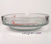 Flamingo Hilton Reno Glass Ashtray
