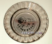 ''Meet at the new...Rendezvous, Hotel & Casino - Las Vegas Glass Ashtray