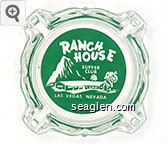 Ranch House Supper Club, Las Vegas, Nevada Glass Ashtray
