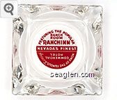 Featuring the Popular Ranch Room, Ranch Inn, Nevada's Finest, Home of the Famous ''Lounge'', Commercial Hotel Glass Ashtray