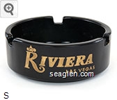 Riviera, Las Vegas, Delmonico, Dino's Den Glass Ashtray