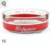 Las Vegas Riviera Las Vegas, Delmonico, Cafe Noir, Lighthouse Glass Ashtray