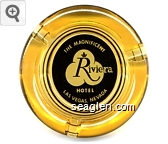 The Magnificent Riviera Hotel, Las Vegas, Nevada Glass Ashtray