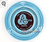 The Magnificent Riviera Hotel, Las Vegas, Nevada Glass Ashtray