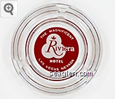 The Magnificent Riviera Hotel, Las Vegas, Nevada Glass Ashtray