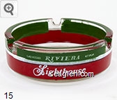 Las Vegas Riviera Nevada, Lighthouse, Ristorante Italiano, Delmonico Glass Ashtray