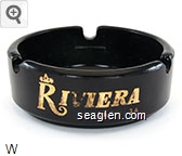 Riviera, Las Vegas, Delmonico, Dino's Den Glass Ashtray