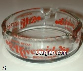 Jessie Beck's Riverside, Hotel - Casino, In the Spirit of the West Glass Ashtray