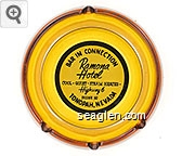 Bar in Connection, Ramona Hotel, Cool - Quiet - Steam Heated -, Highway 6, Phone 92, Tonopah, Nevada Glass Ashtray