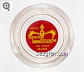 Hotel Royal Nevada, Las Vegas Nevada Glass Ashtray