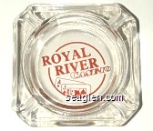 Royal River Casino Glass Ashtray
