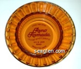 (702) 788-2000, Reno Ramada Hotel and Casino, 6th & Lake, Reno, (800) 648-3600 Glass Ashtray