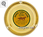 Reno Turf Club, Phone 329-6633, 280 North Center St., Reno, Nevada Glass Ashtray