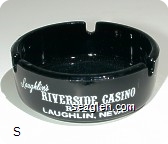 Laughlin's Riverside Casino Resort, Laughlin, Nevada, Poker Motels, Bingo Motels Glass Ashtray