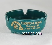 Rainbow Casino & Bingo, Nekoosa, WI, 1-800-782-4560 Plastic Ashtray