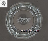 Rhythm City Casino Glass Ashtray