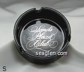 Sands Plaza Club (Bottom: Porcelain by Design, New Orleans, LA.) Porcelain Ashtray