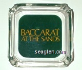 Baccarat at the Sands Glass Ashtray