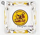 Borrowed From Saddle Club, Las Vegas, Nevada Glass Ashtray