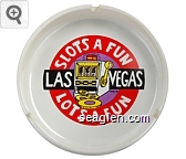 Slots A Fun, Las Vegas, Lots A Fun Porcelain Ashtray