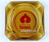 Del Webb's Hotel Sahara, Las Vegas, Nevada Glass Ashtray