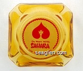 Del Webb's Hotel Sahara, Las Vegas, Nevada Glass Ashtray
