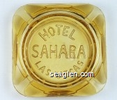 Hotel Sahara Las Vegas Glass Ashtray