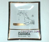 Walt Ditzen, Hotel Sahara Invitational 1962 Glass Ashtray