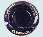 Sahara Las Vegas Glass Ashtray