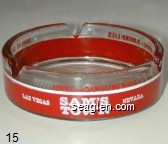 Sam's Town, Las Vegas, Nevada, Hotel and Gambling Hall, Gourmet Dining-Diamond Lil's, Bowling Center Glass Ashtray