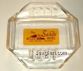 The Sands Hotel, Las Vegas Nevada Glass Ashtray