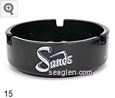 Sands, Hotel Casino, Arlington at Third - Reno, Nevada 89501 (702)786-3311.Toll Free Reservations - 800-648-3553 Glass Ashtray