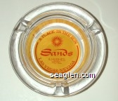 Sands, A Place in the Sun, A Hughes Hotel, Las Vegas . Nevada Glass Ashtray