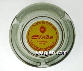 Sands, A Place in the Sun, A Hughes Hotel, Las Vegas . Nevada Glass Ashtray
