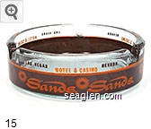 Sands, Las Vegas, Hotel & Casino, Nevada Glass Ashtray