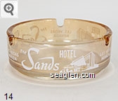 The Sands Hotel, Las Vegas, Nevada Glass Ashtray