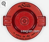 The Sands, A Place in the Sun, Las Vegas, Nevada Metal Ashtray