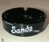 Downtown Sands Reno, Hotel Casino, Arlington at Third - Reno, Nevada 89501 (702)786-3311, Toll Free Reservations - (800) 648-3553, Alaska/Hawaii Toll Free 800 648-3810 Glass Ashtray