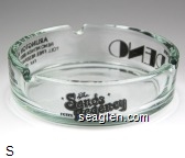 The Sands Regency Hotel Casino, Arlington at Third, Reno, Nevada 89501 - (702) 348-2200, Toll Free Reservations (800) 648-3553, FAX: (702) 348-2226, Downtown Reno Glass Ashtray