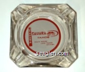 Sahara Tahoe Resort Hotel and Casino, South Shore Lake Tahoe Nevada Glass Ashtray