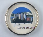 Sahara Tahoe, (Back: Designed for Blake's House, Lobby of the Sahara Tahoe Hotel) Porcelain Ashtray