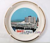 Sahara Tahoe, Resort Hotel and Casino, South Shore, Lake Tahoe, Nevada (Back: Advertising Specialty Company, Reno, Nevada) Porcelain Ashtray