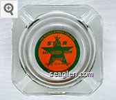 246 Silver Street, 738-9925, The Star Bar - Dining Room, Basque Family Style Dinners, Elko, Nevada Glass Ashtray