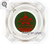 The Star Bar - Casino, Italian & Basque Family Style Dinners, Elko, Nevada, RE 8-9569 Glass Ashtray