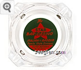 The Star Bar - Casino, Italian & Basque Family Style Dinners, Elko, Nevada, RE 8-3415 Glass Ashtray
